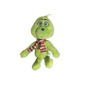 Dr Seuss The Grinch With scarf Plush Figure Doll Stuffed Toy 11" H Read Below